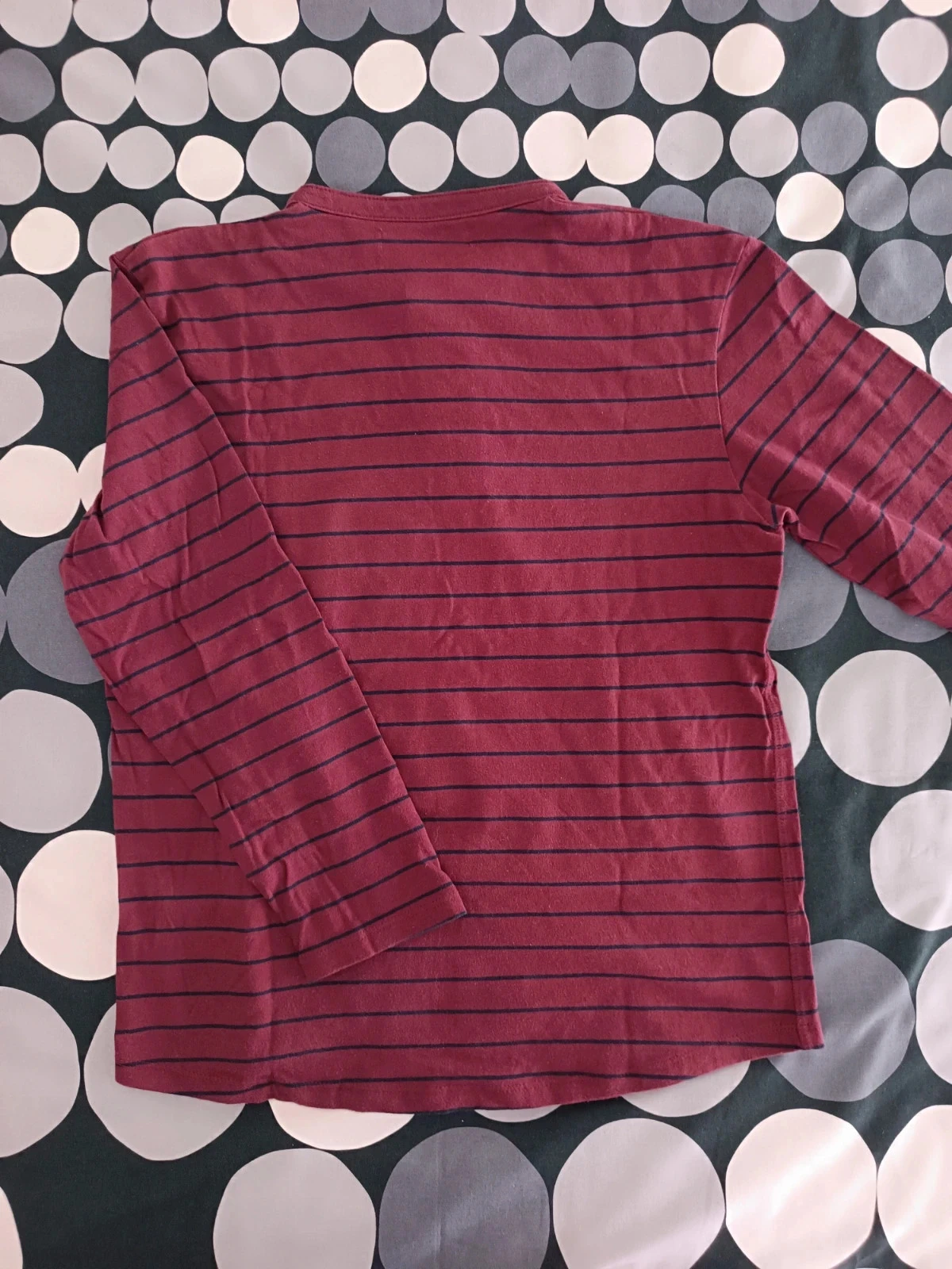 Camisola Zara niño 10 años rayas burdeos – photo 2